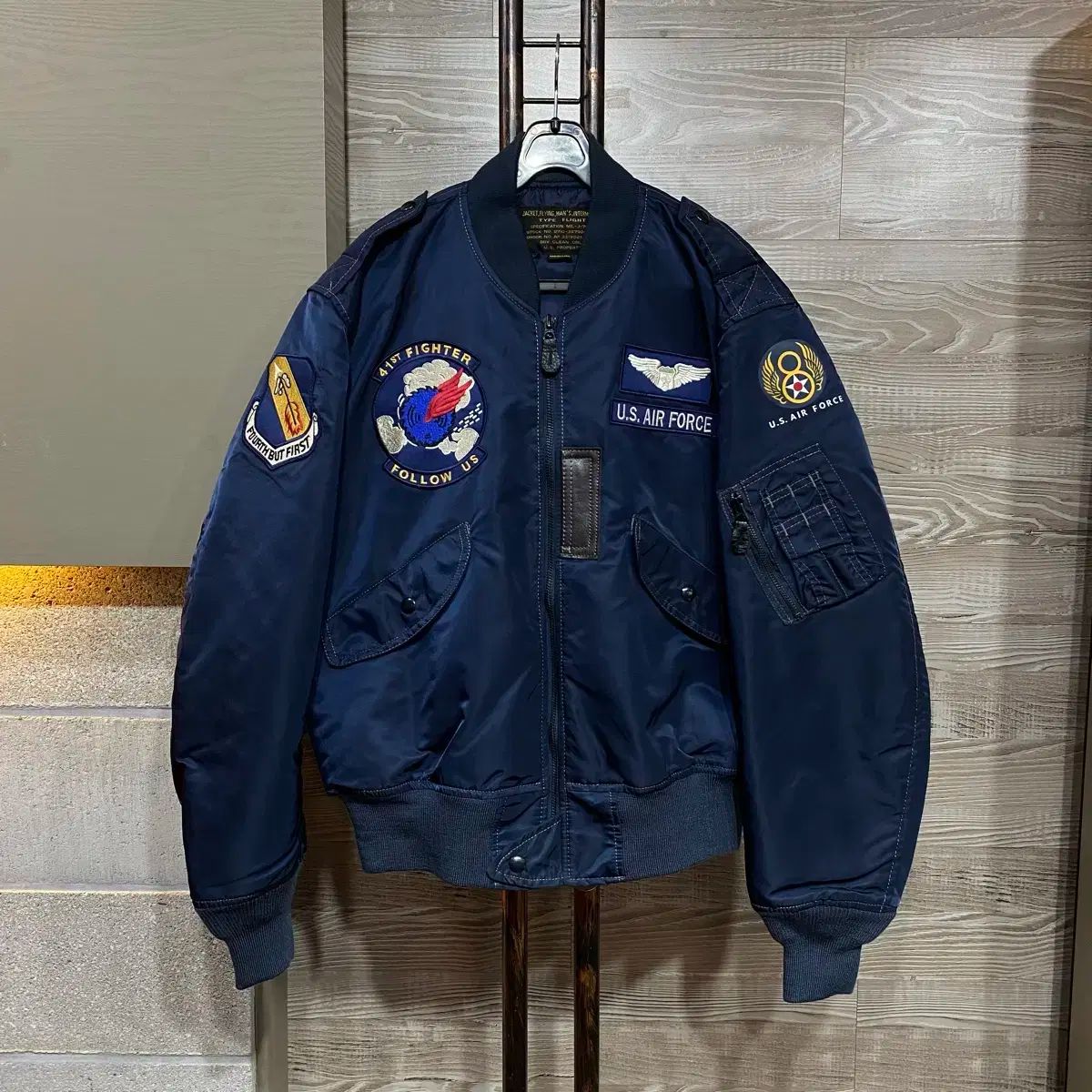 U S AIR FORCE アメリカ空軍 MA-1ジャケット M np208 ダウン パーカ ジャケット