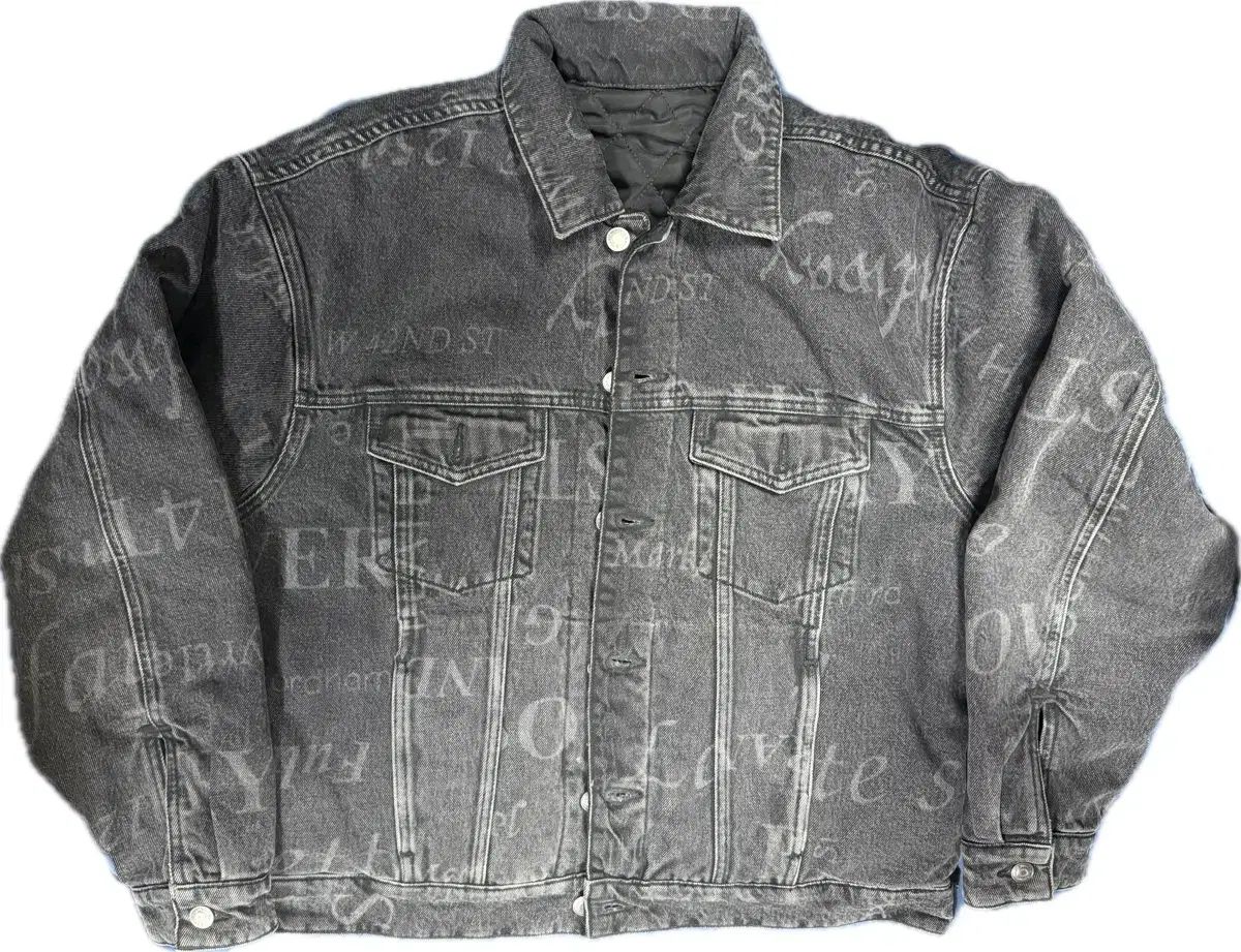 シュプリーム x マーティン ローズ リバーシブル トラッカー ジャケット ウォッシュド ブラック - 24FW M