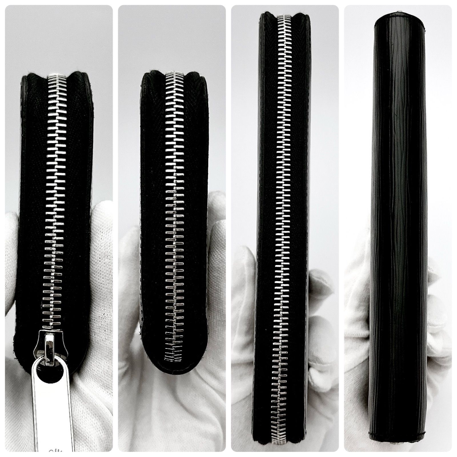 ルイヴィトン LOUIS VUITTON 長財布 エピ ノワール 黒 ジッピーウォレット き