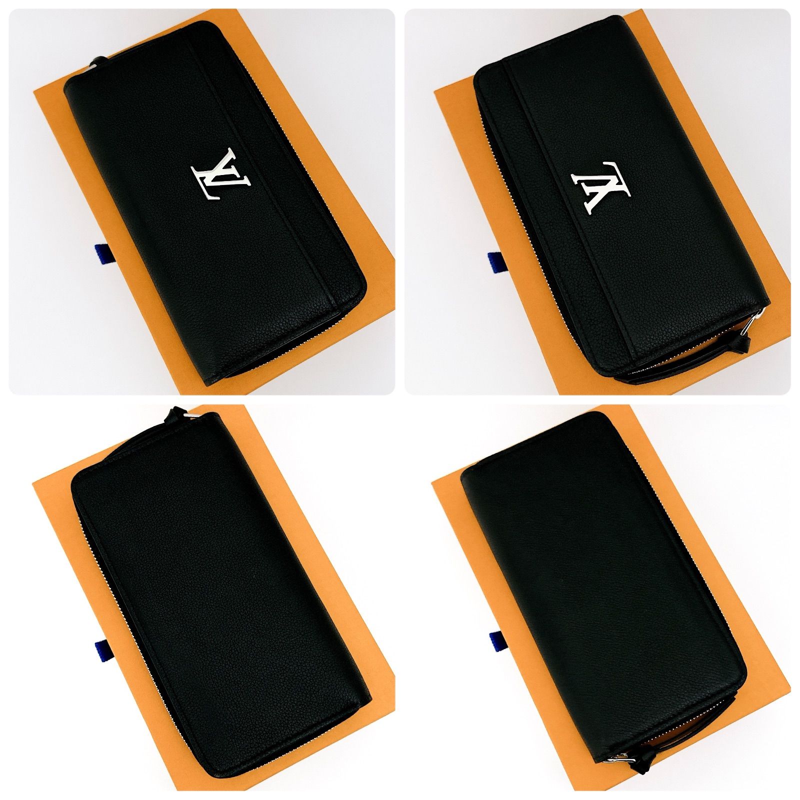 ルイヴィトン LOUIS VUITTON ジッピーウォレット ジッピー ロックミー ノワール 黒 長財布 最新 ICチップ き