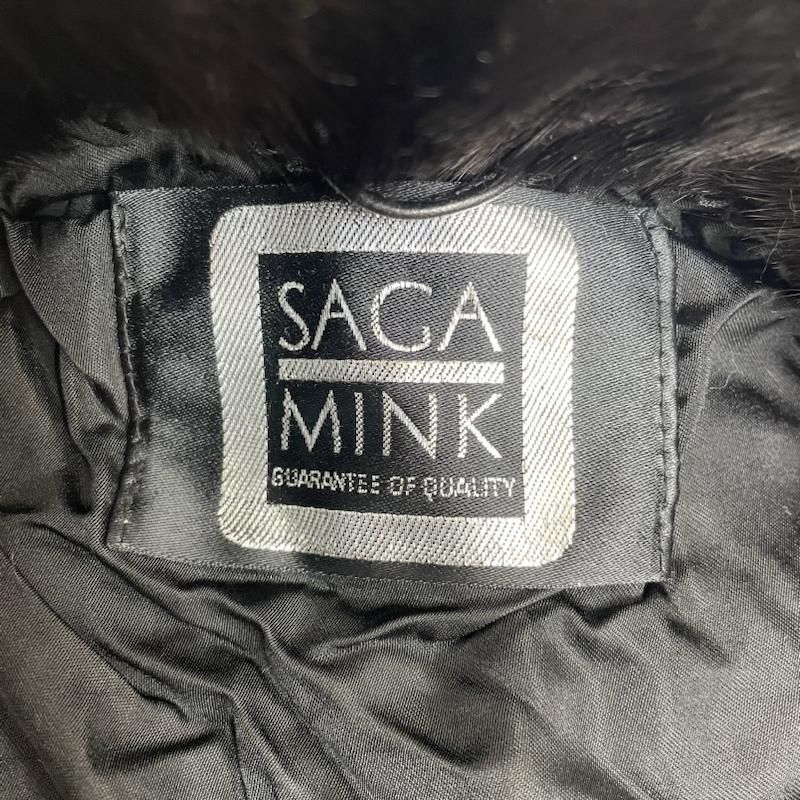 SAGA MINK サガミンク ミンクファーコート 毛皮 ブラウン　銀タグ SAGA MINK サガミンク コート 毛皮、ファー 銀タグ 毛皮 ミンク ダーク