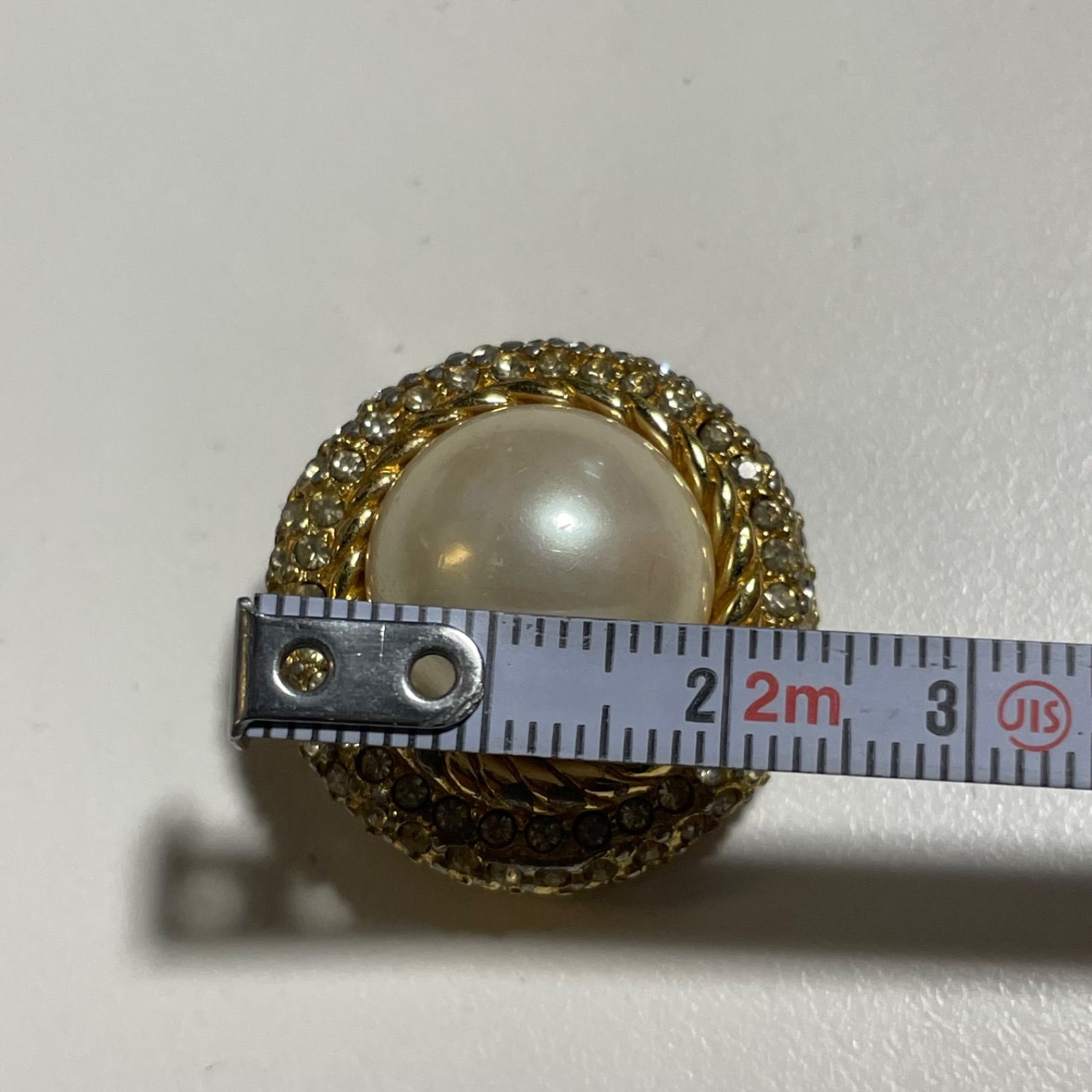 Christian Dior クリスチャンディオール フェイクパール ラインストーン イヤリング 両耳 FORTGASGNV_COM_BR