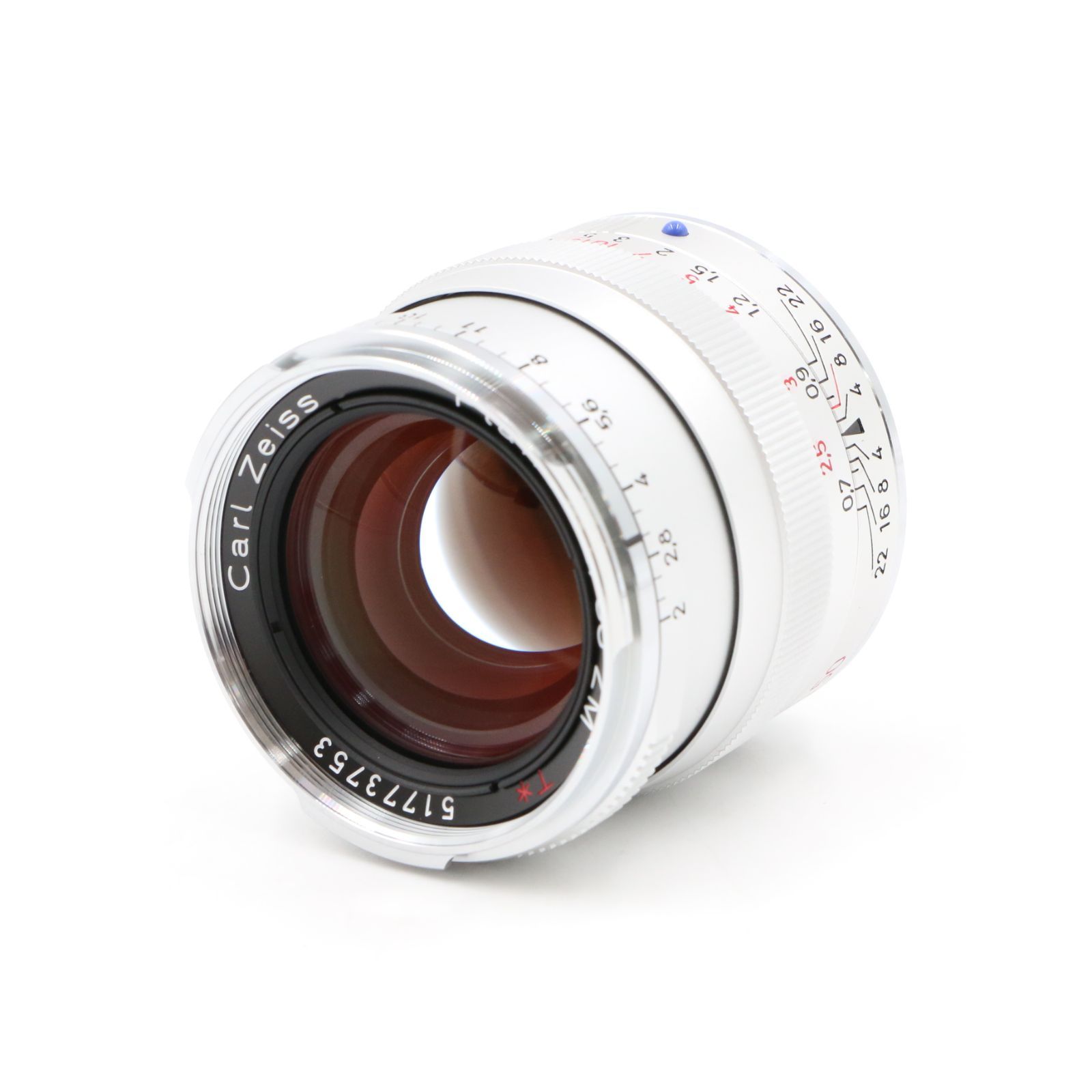 Carl Zeiss カールツァイス 50 mm F 2 ZM シルバー ライカ用