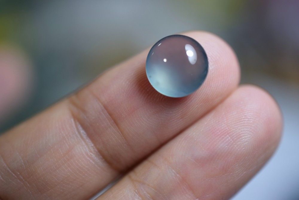 SR12-32 宝石質 高氷種 青色 グアテマラ産 天然 A貨 本翡翠 ルース 硬玉 ジェダイト