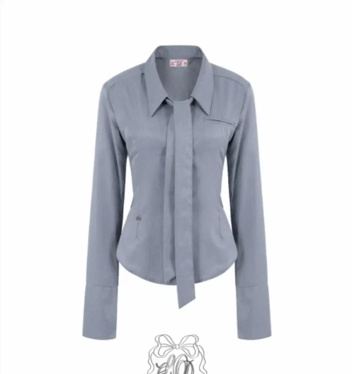 Cloudemotion Girl Gossip girl slim eyelet shirt