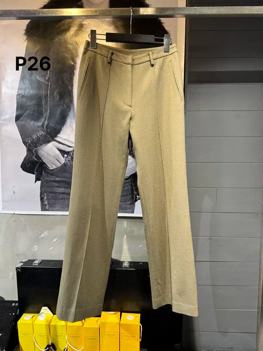 jsNEW YORKスター スタイル 当日発送 帯 バイ ストレート ウール ワイドパンツ S サイズ SET セット