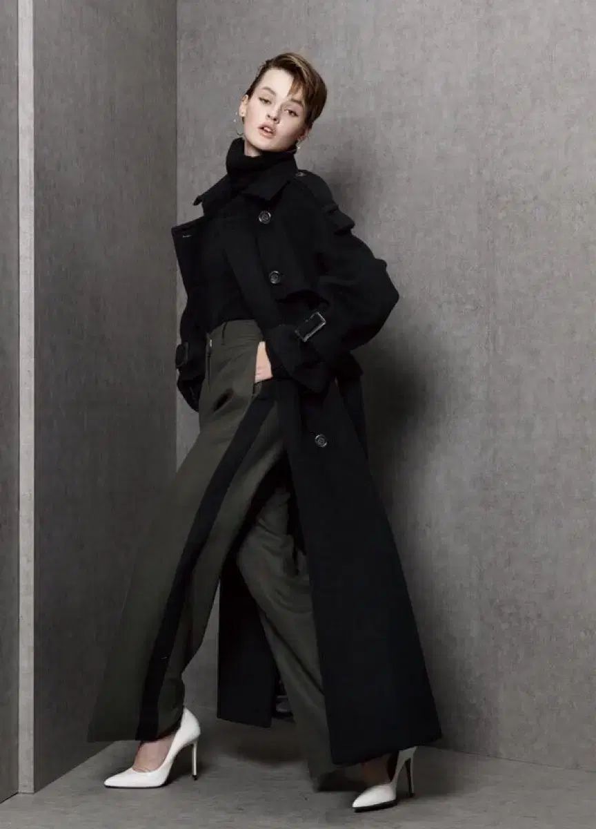 js NEW YORK スタイル 当日発送 バイ ウール ワイドパンツ S サイズ 単独保有