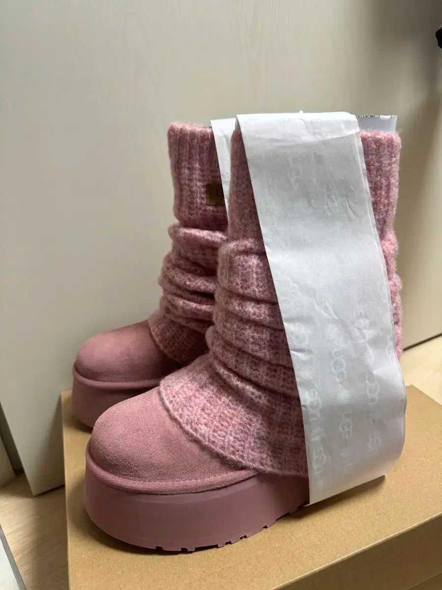 アグ Classic ミニ ディッパー レッグウォーマー ピンク 240