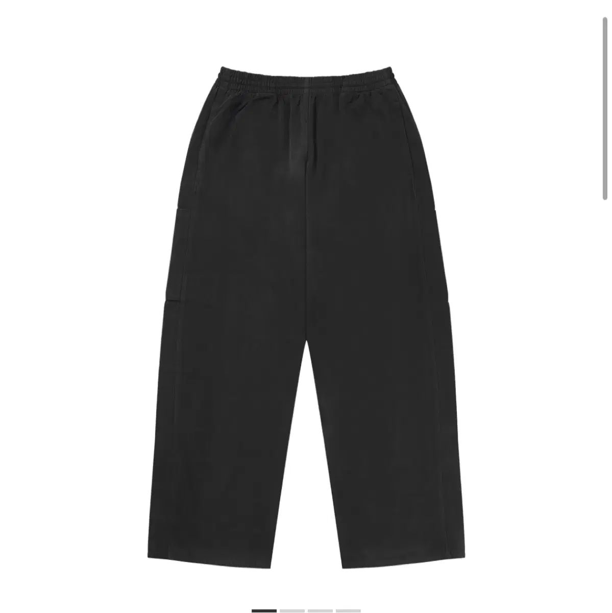 イージー GAP バレンシアガ メイン サテン カーゴ パンツ ポエティック ブラック XL