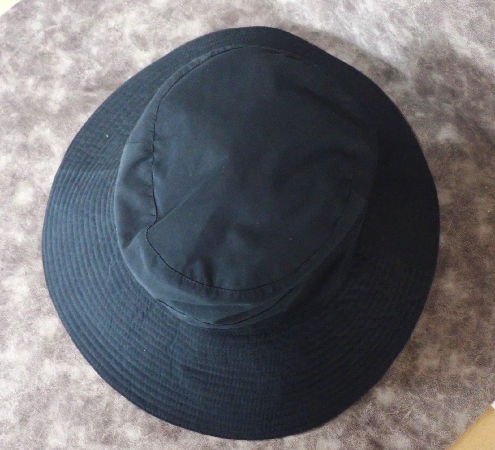 エルメス HERMES ハット バケットハット 帽子 Hロゴ刺繍 ポリエステル ナイロン ブラック ピンク size 56