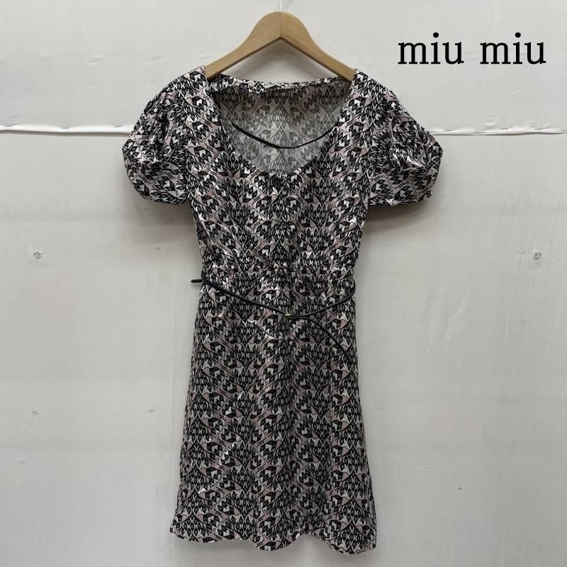 miu miu ミュウミュウ ワンピース ミニスカート ミニ ワンピース 幾何