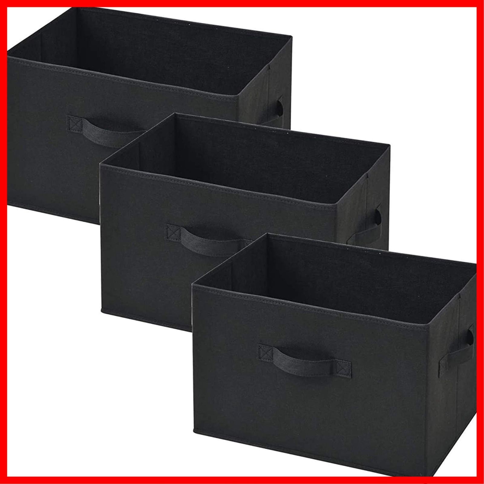 ラスト1点】取っ手付き カラーボックス対応 衣類 【3個セット】 完成品