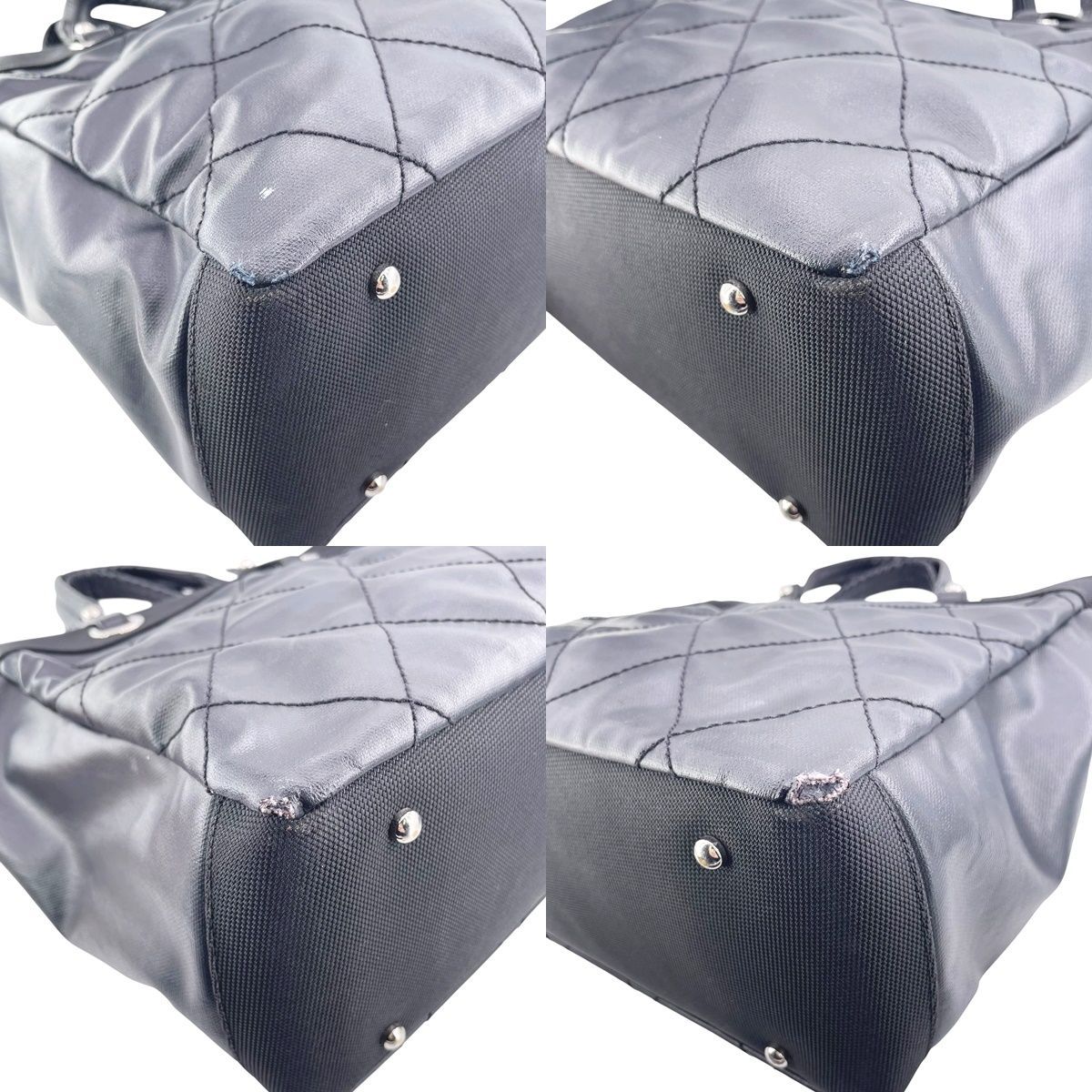シャネル CHANEL パリビアリッツ トート PM シルバー金具 美品 【公式 