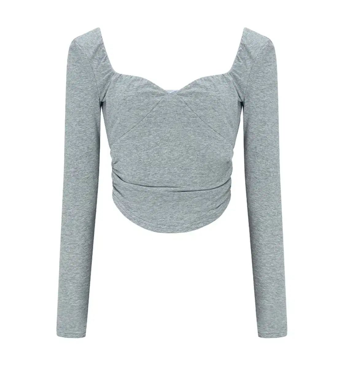 プリーズノーフォロー ミスティトップス メランジュグレー