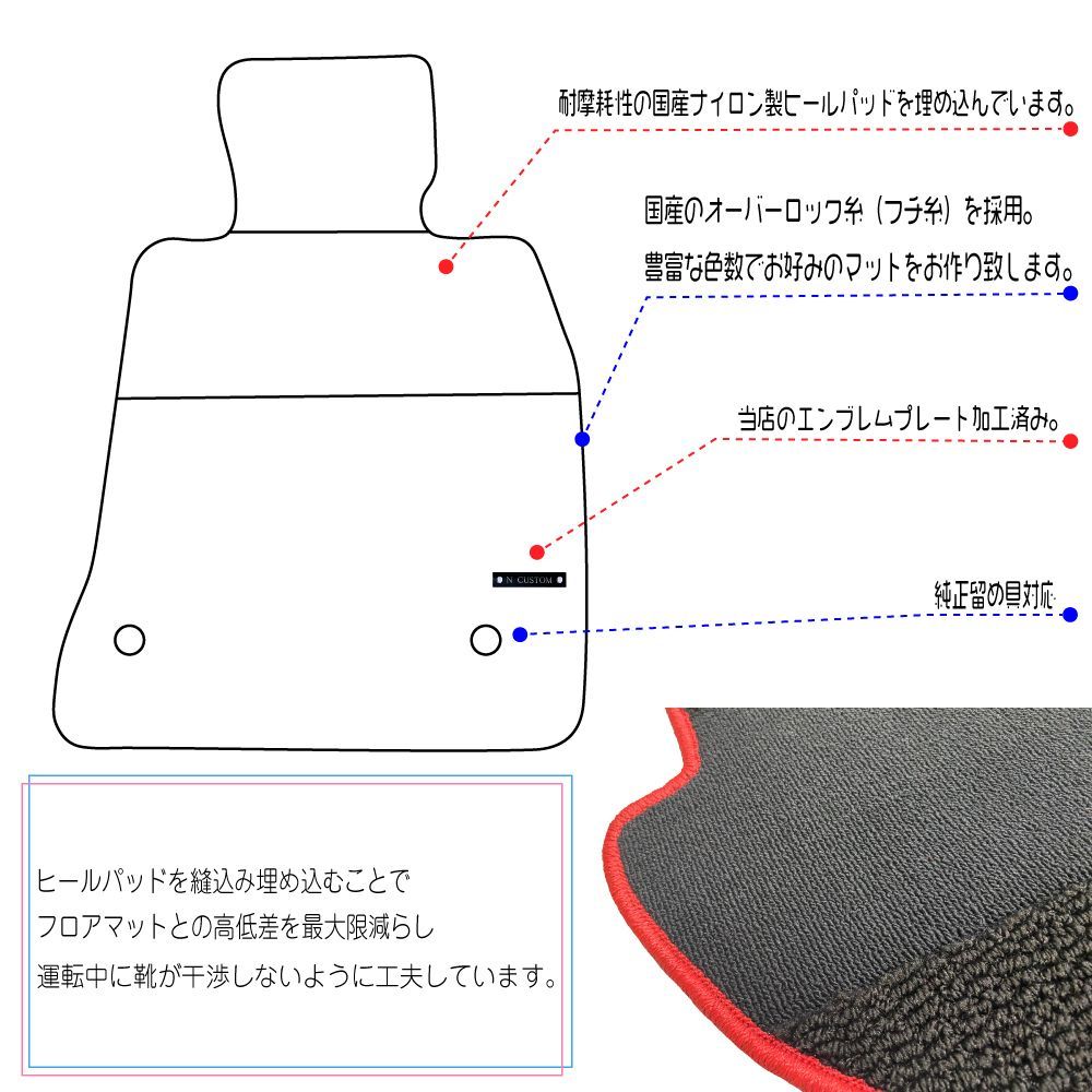 3シリーズ G20 右ハンドル フロアマット