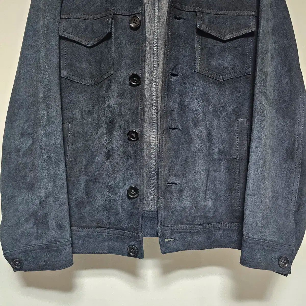 モンテドロ スロウェア ラムスキン スウェード トラッカー ジャケット 48 サイズ KANDAIZUMI_COM