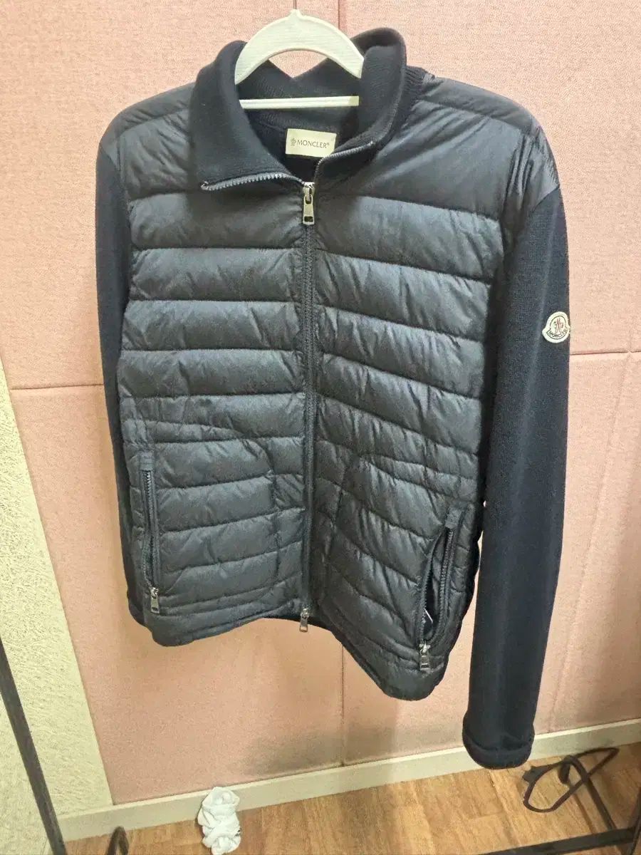 MONCLER モンクレール ニットダウン きム·ヒョヌ ニットダウン ネイビー