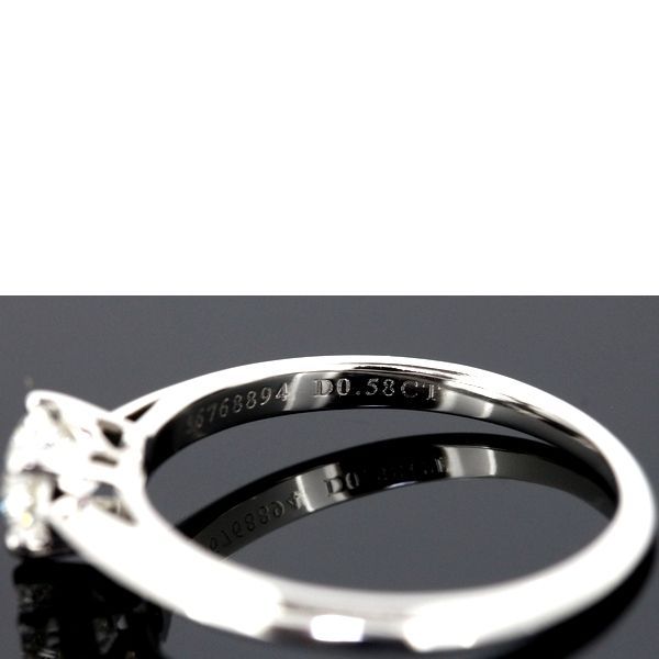 ティファニー ハートシェイプブリリアントカット ダイヤモンド 0.58ct リング Pt950 FORTGASGNV_COM_BR
