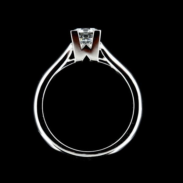 ハリーウィンストン 0.52ct F-VVS2-3EX HWリング ダイヤモンド Pt950 FORTGASGNV_COM_BR