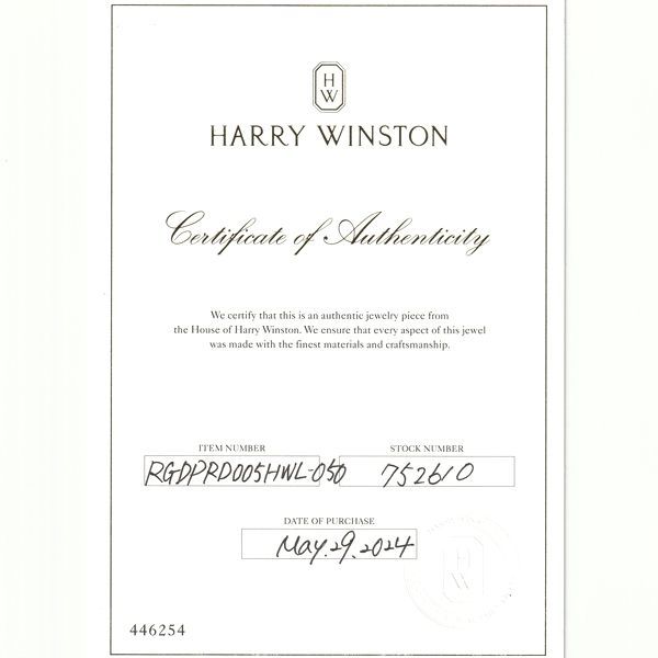 ハリーウィンストン 0.52ct