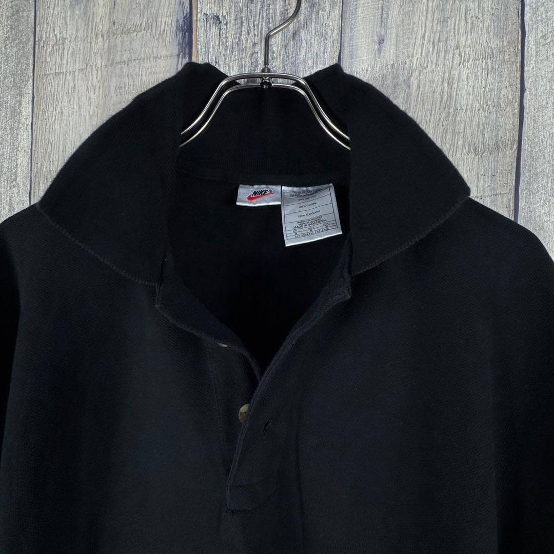 90s NIKE JUMPMAN　ラガーシャツ　ポロシャツ　ナイキ　銀タグ　M XL】【90年代】NIKE ナイキ 銀タグ 半袖ポロシャツ 刺繡ロゴ | 古着屋