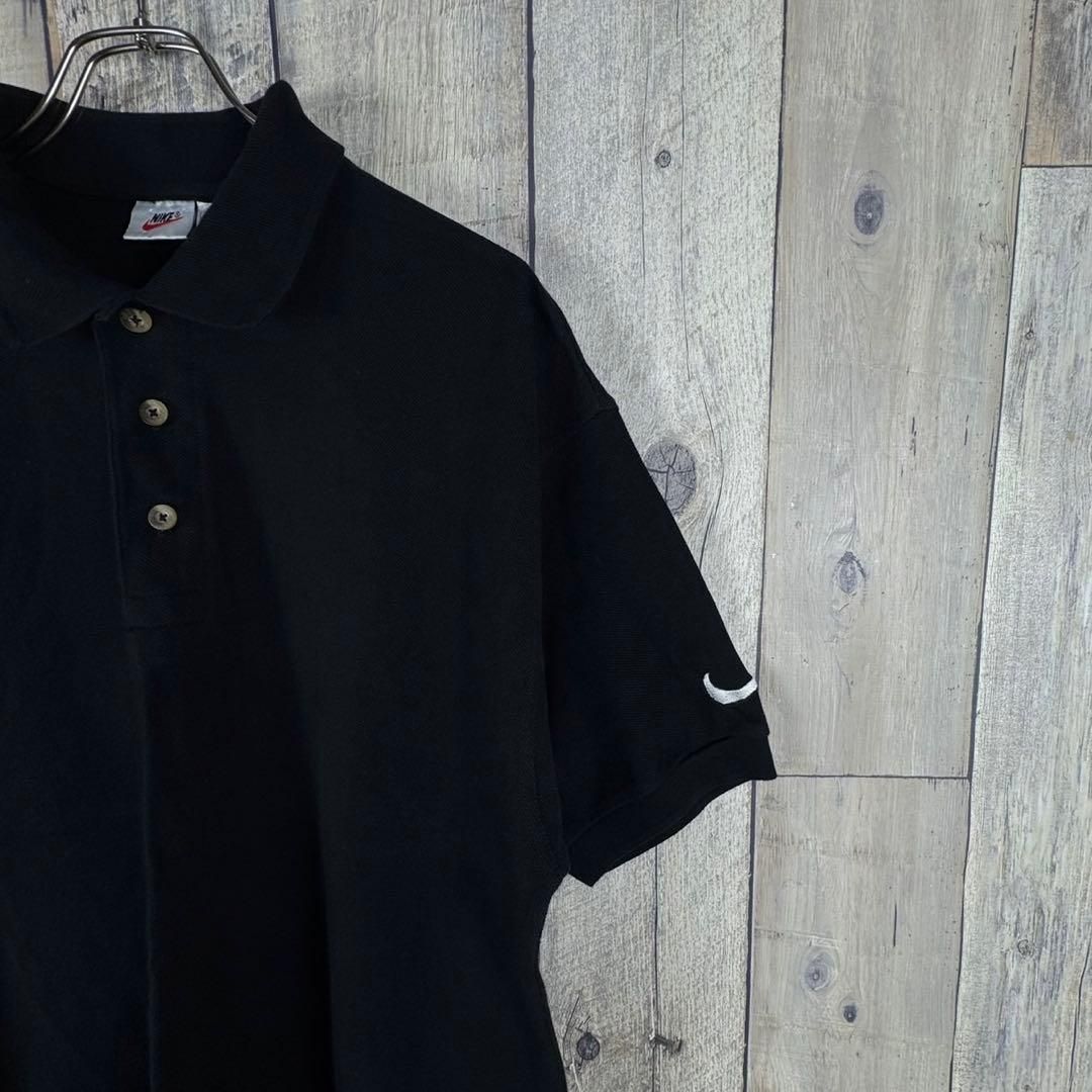 OLD NIKE 90s ナイキ 銀タグ 半袖 ポロシャツ M - メルカリ