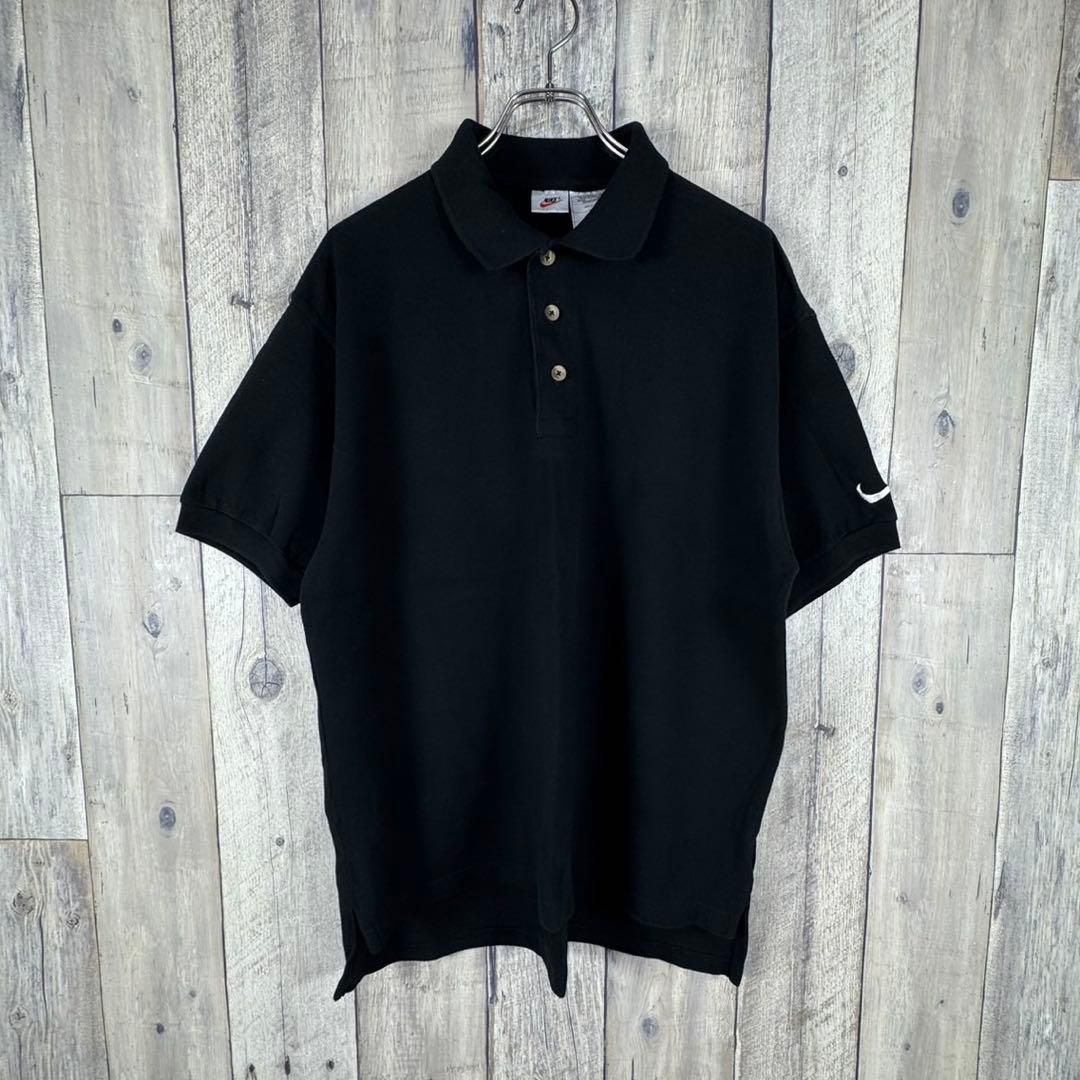 OLD NIKE 90s ナイキ 銀タグ 半袖 ポロシャツ M - メルカリ