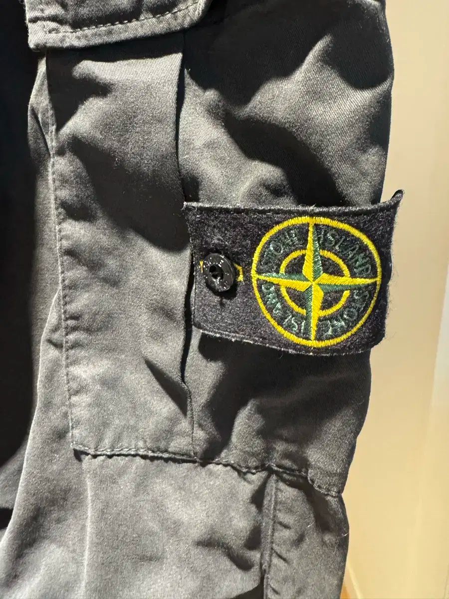  STONE ISLAND ストーンアイランド ワッペン カーゴ ズボン ブラック サイズ 34 チノパン パンツ
