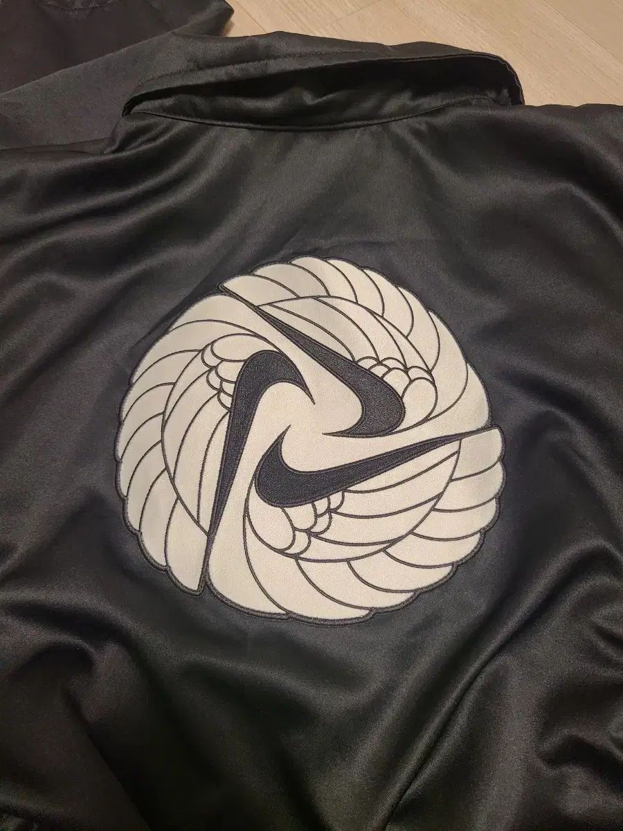 NIKE ブラック ロング ウィンドブレーカー アウター ドレス GULLKHAN_COM