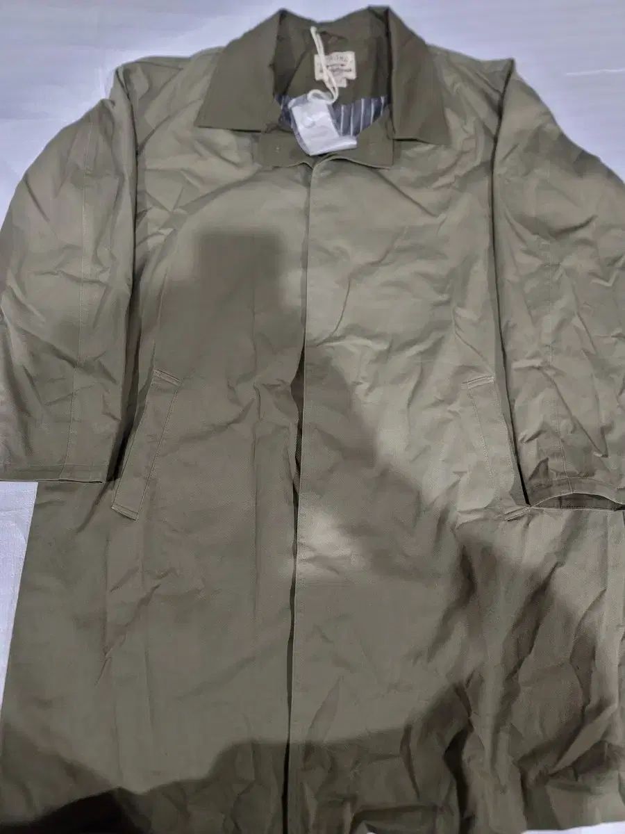 麻レン トレンチ バルマカーン コート