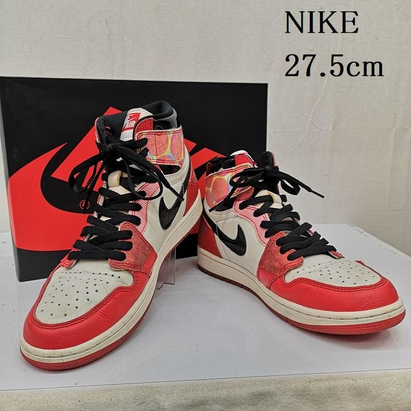 NIKE ナイキ スニーカー 27.5cm AIR JORDAN 1 RETRO HI OG Spider Man 