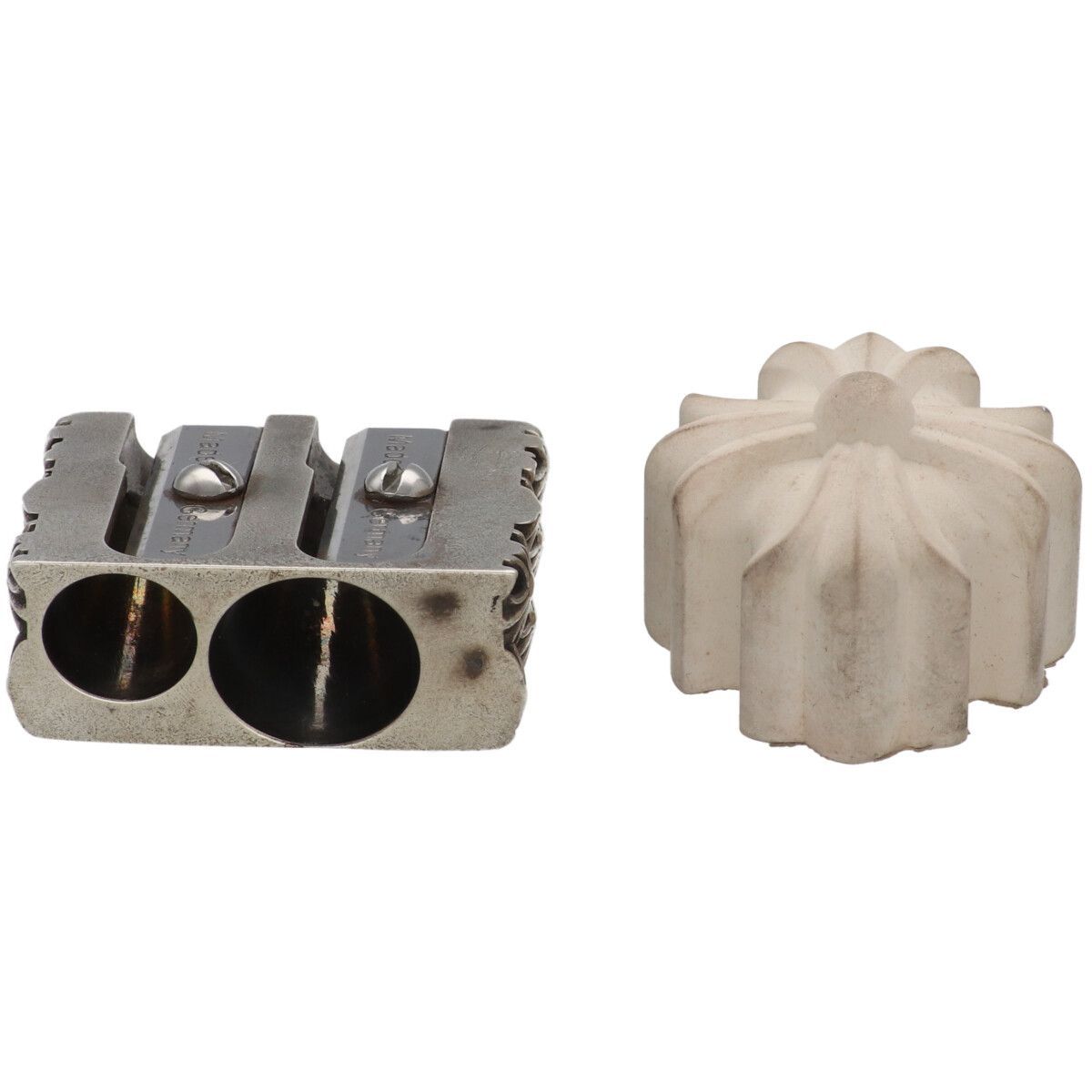 CHROME HEARTS クロムハーツ ペンシルシャープナー イレイサー シルバー ホワイト 消しゴム 鉛筆削り 2014年 25032932 RS ATMAENTERPRISE_COM