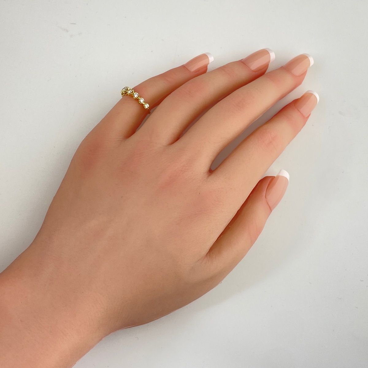 メレダイヤ デザインリング YG イエローゴールド 指輪 リング 23号 K18 ダイヤモンド メンズ WWW_SHINETEETH_COM