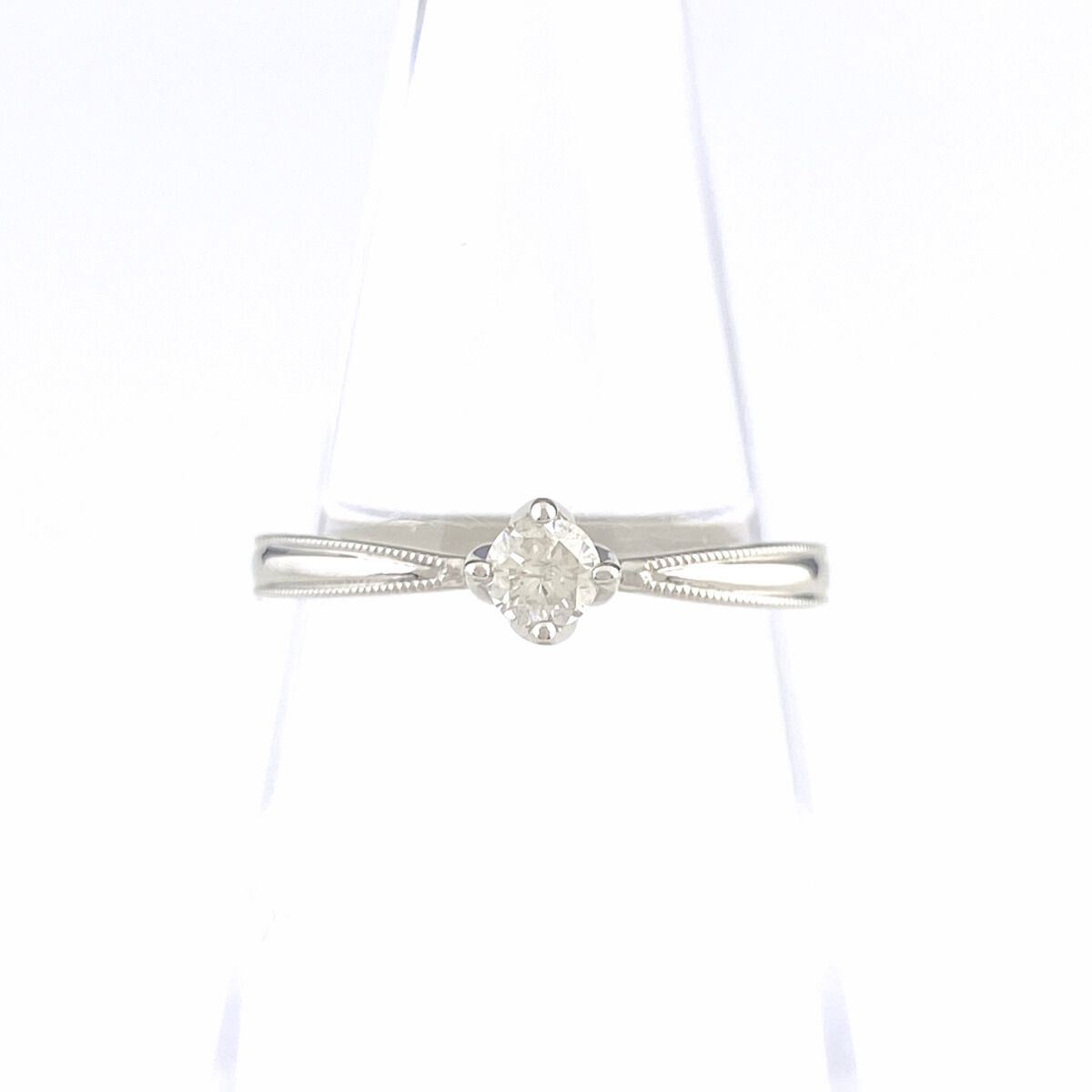 ダイヤモンド デザインリング プラチナ 指輪 リング 8.5号 Pt900 ダイヤモンド レディース