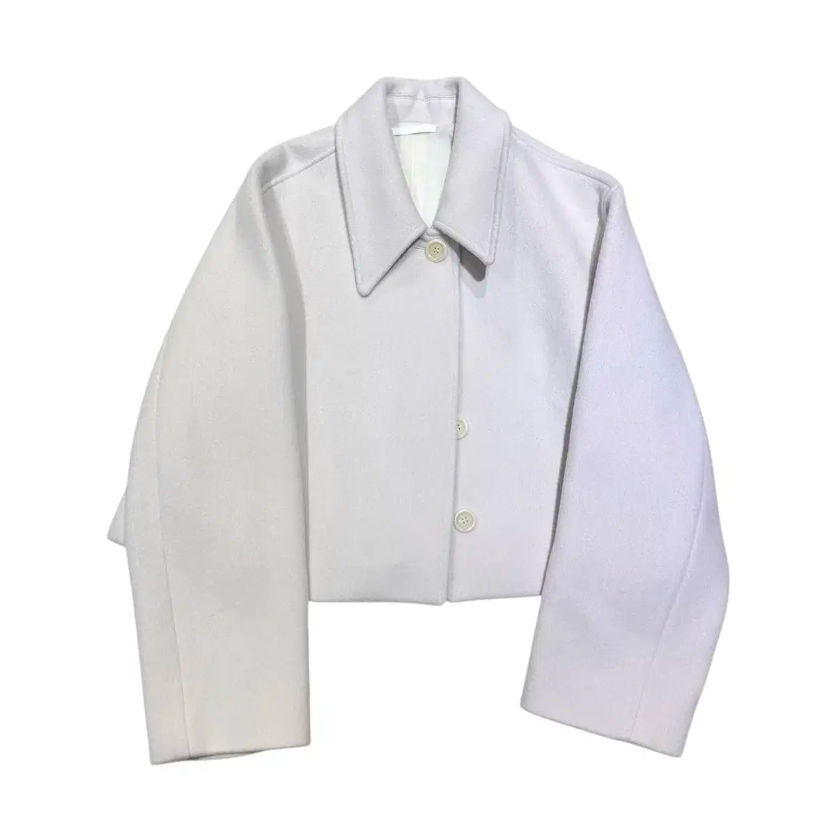 1 AMOMENTO ウール ショートジャケット ライラック