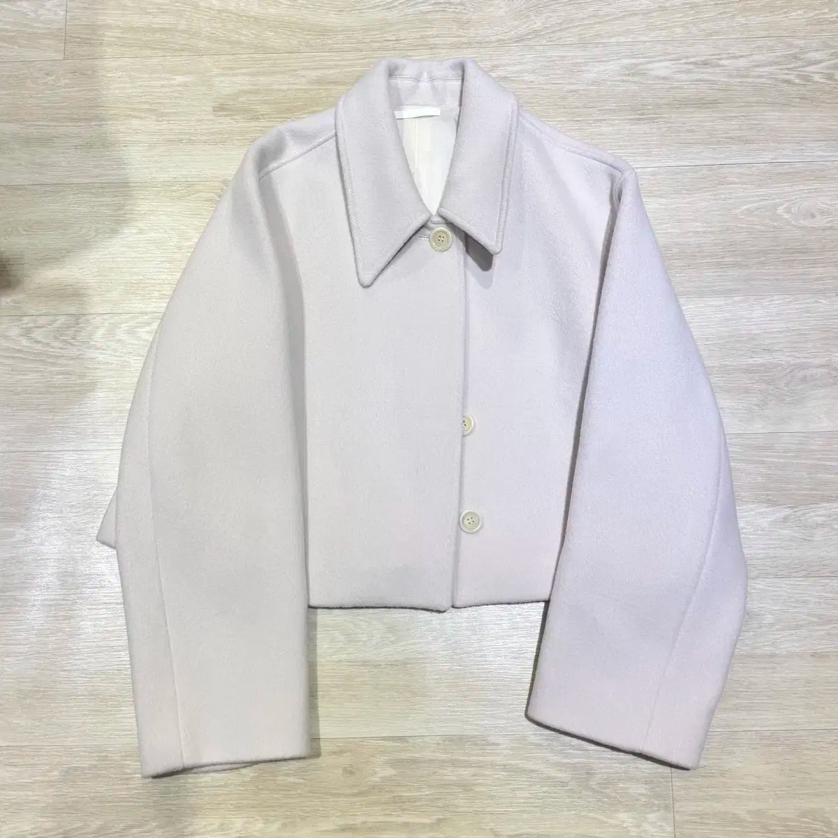 1 AMOMENTO ウール ショートジャケット ライラック