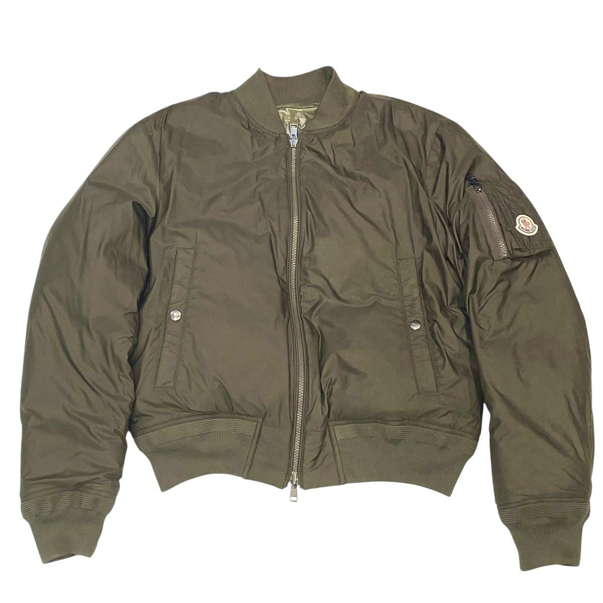 MONCLER モンクレール GRANVILLE ダウンジャケット D20914041505 539CF カーキグリーン リバーシブル サイズ2 MA-1 ブルゾン 長袖 秋冬 メンズ 25008121 MK