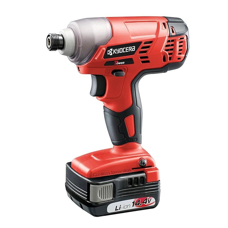 京セラ Kyocera 旧リョービ 充電式インパクトドライバー BID 1415 14 4 V 657751 A 軽量 コンパクト 最大締付トルク135 N mで強力ネジ締め リチウムイオン14 ネジ締め能力 小ネジ M 8 普通ボルト 5 1