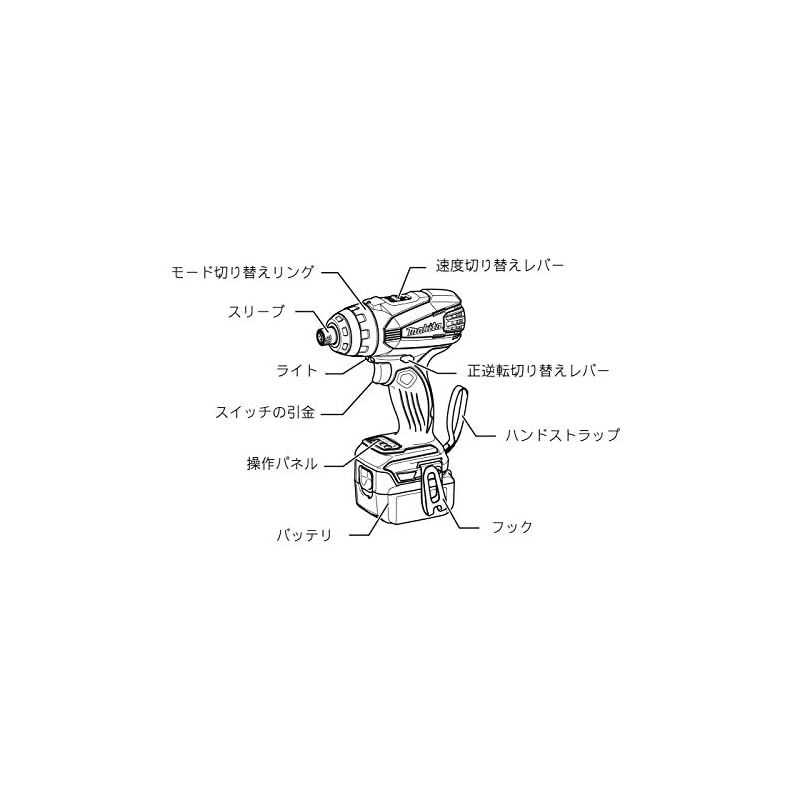 マキタ Makita TP141DRGX 充電式4モードインパクトドライバ 18V 6.0Ah 0