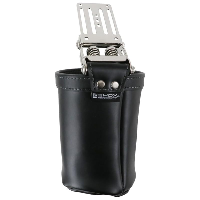 SHOX ショックス ビスケース M SHOX機構 衝撃吸収バネ で歩行時の振動軽減 高さ調整 牛革 ステンレスホルダー SHX-9 1