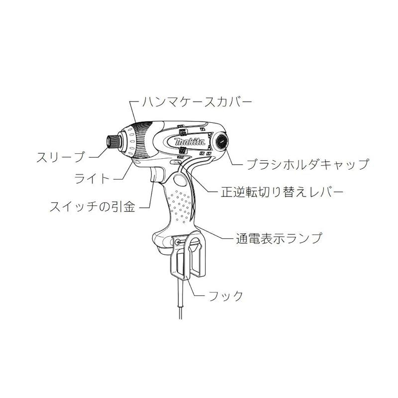 マキタ Makita インパクトドライバ 100V 6955SPK 1