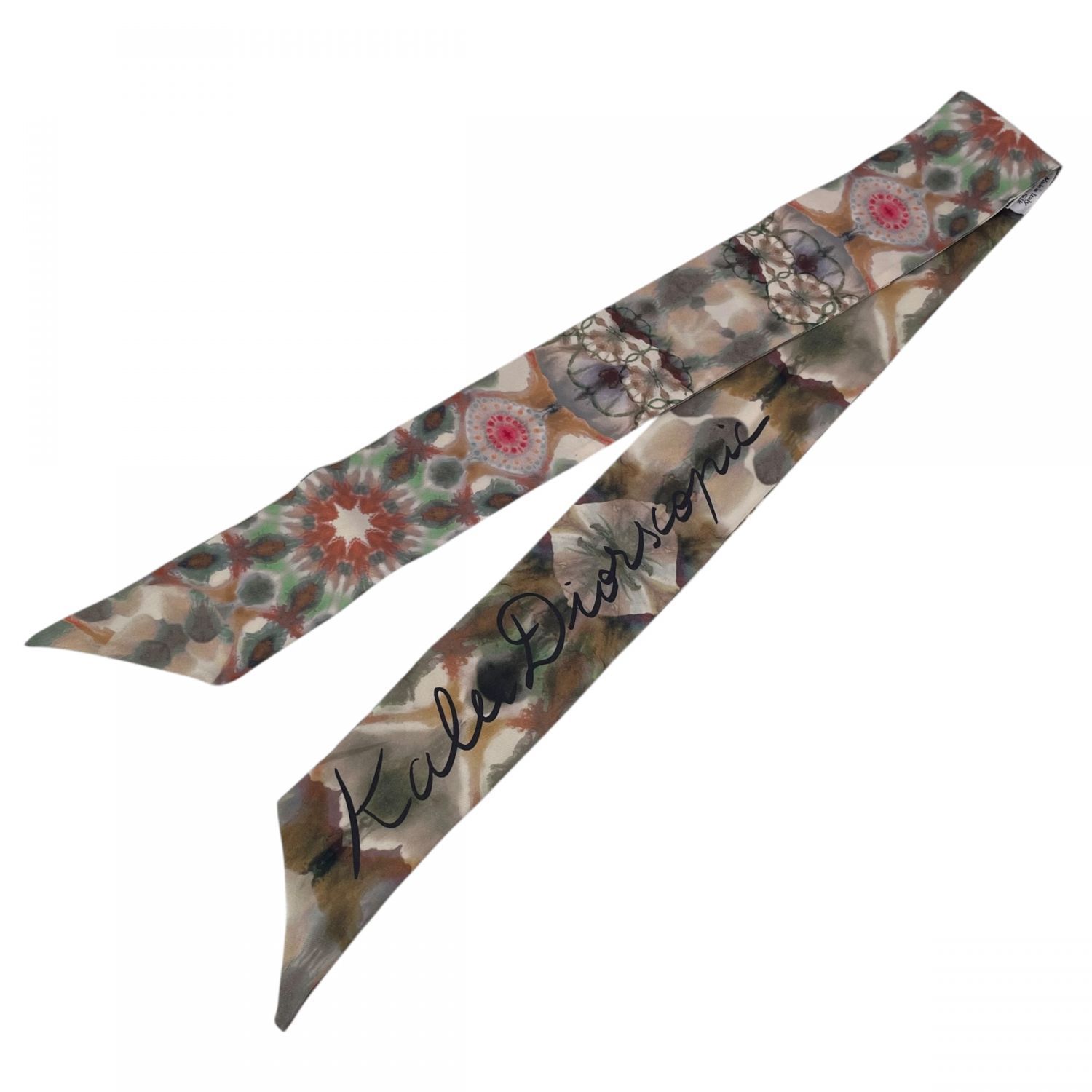 Christian Dior クリスチャン ディオール リボン ネクタイ スカーフ ミッツァ スカーフ タイダイ 24018360 YM