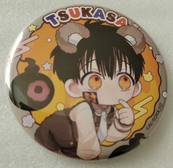 e+地縛少年花子くん+ つかさ くま耳 缶バッジ - メルカリ