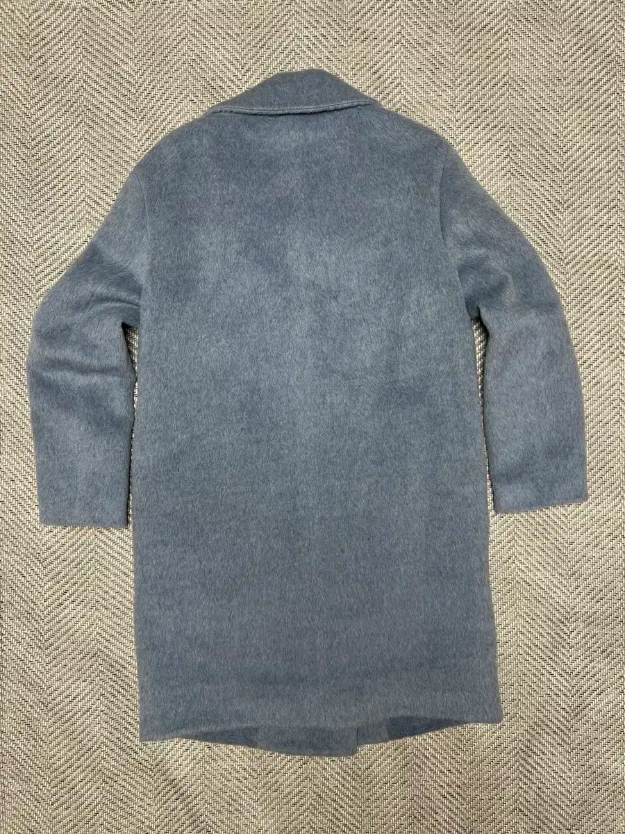 ハンサム SJSJ エスジェイエスジェイ ブルー ウール コート