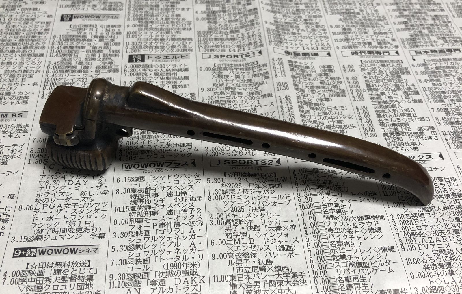 真鍮製 矢立 やたて 江戸〜明治頃 古道具 アンティーク筆記具 #1002