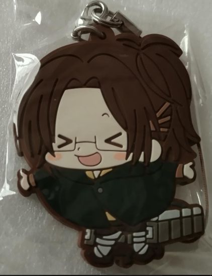e+進撃の巨人+ ハンジ・ゾエ はしゃぎ ラバーストラップ - メルカリ