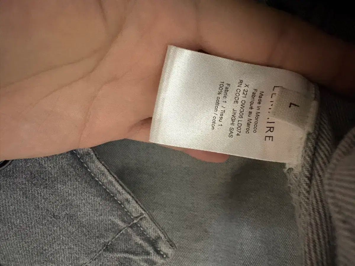 ルメール ウォッシュド デニム ジャケット グレー L KANDAIZUMI_COM