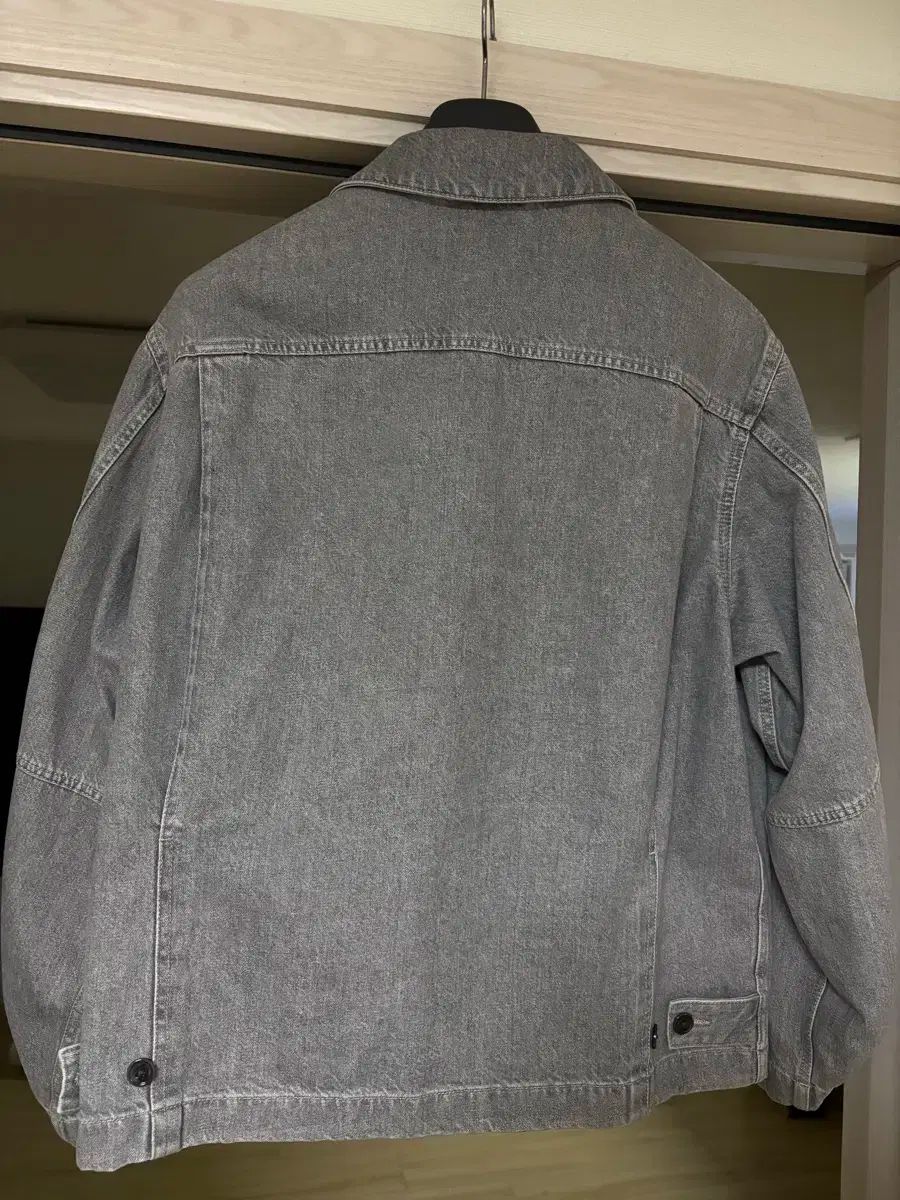 ルメール ウォッシュド デニム ジャケット グレー L