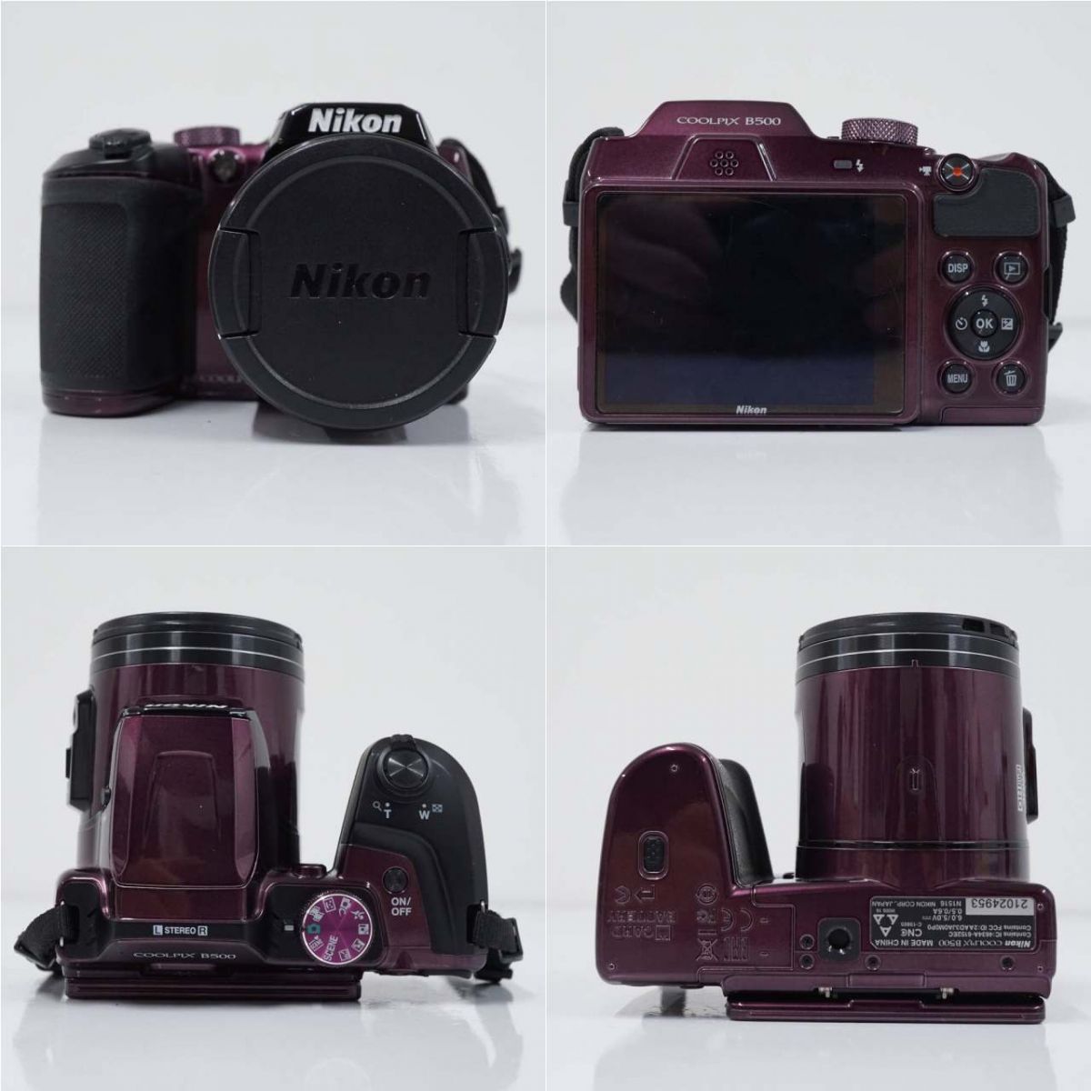 Nikon COOLPIX 最高 B500 USED品 デジタルカメラ 本体のみ 乾電池仕様