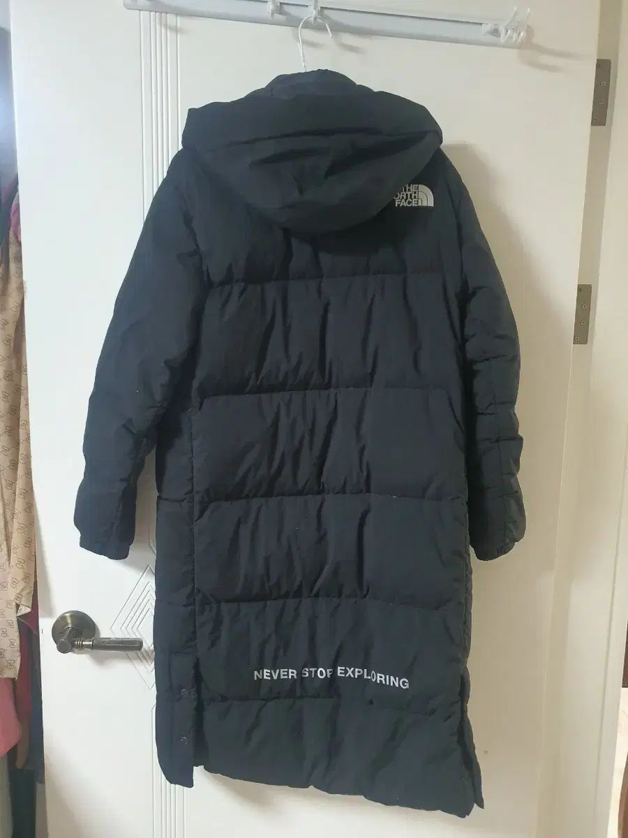 THE NORTH FACE グースダウン ブラック ロングダウンジャケット レディース メンズ